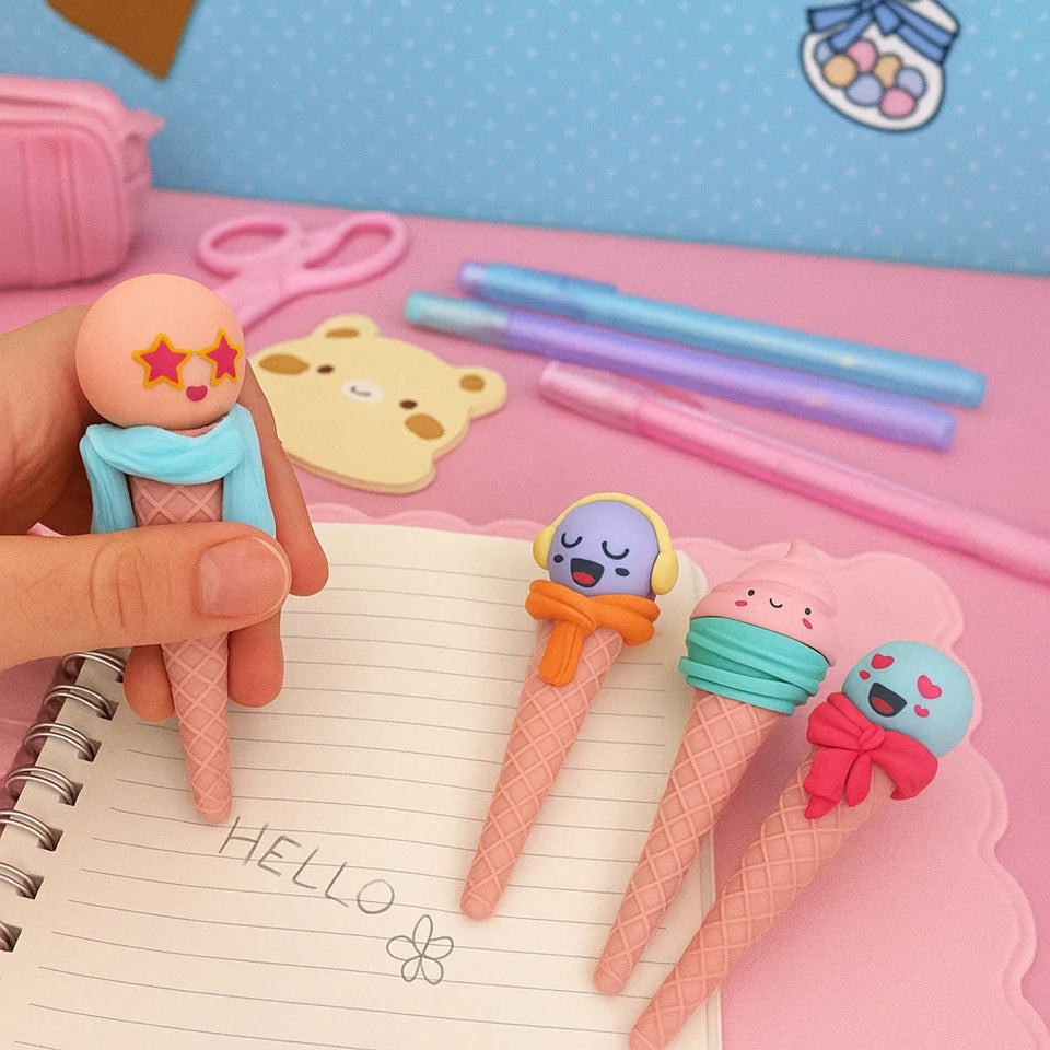 Gomme Cornet de Glace Kawaii – Image 3