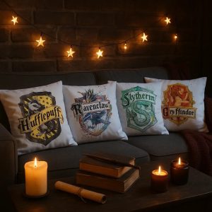 Housse de Coussin Poudlard