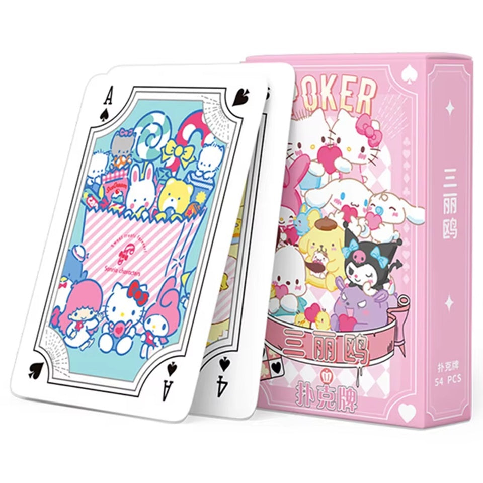 Jeu de 54 Cartes Sanrio à Jouer – Image 2