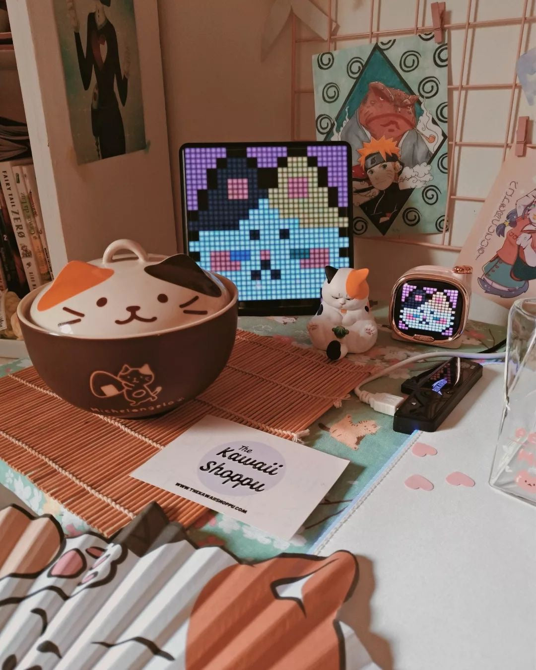 Bol en Céramique Kawaii à Tête de Chat Brun Foncé – Image 7