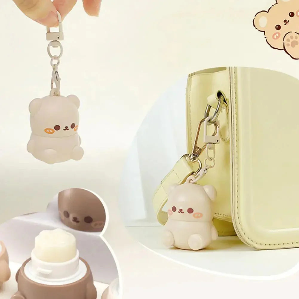 Baume à Lèvres en Stick Animal Kawaii Beige – Image 13