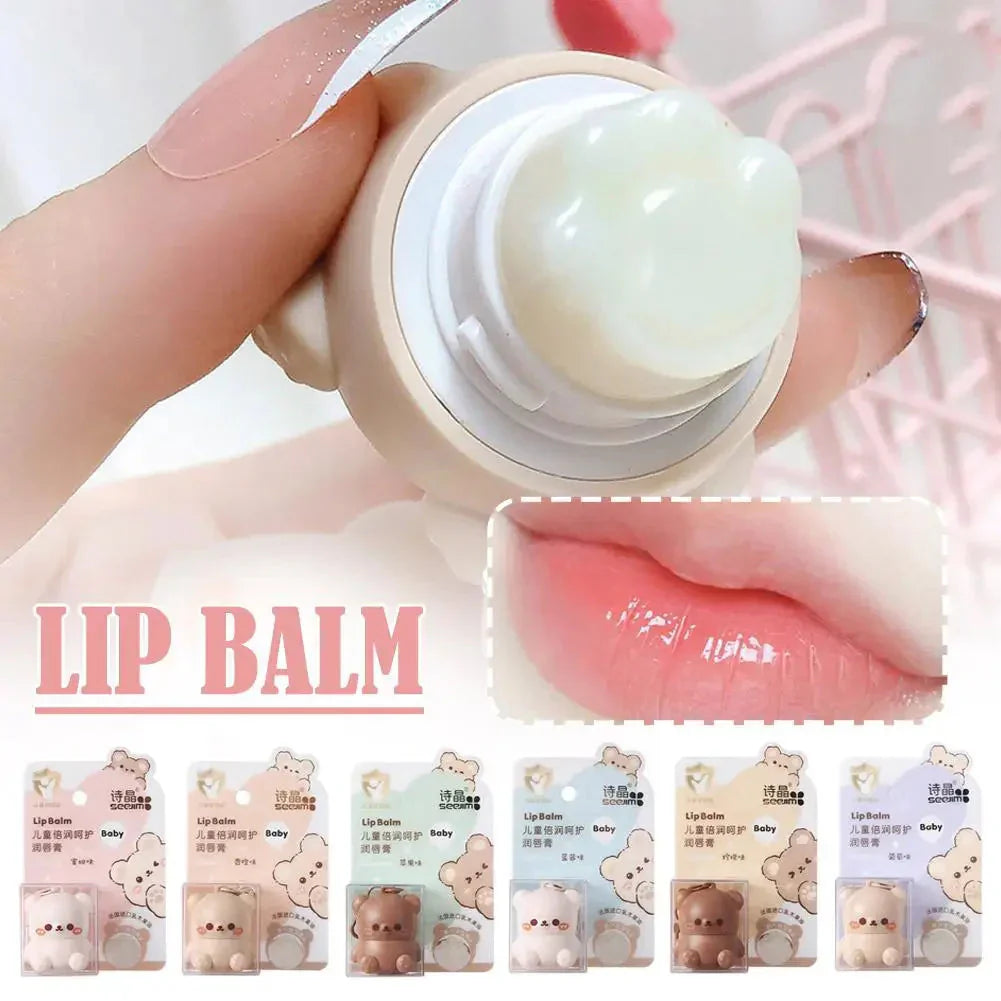 Baume à Lèvres en Stick Animal Kawaii Beige – Image 16