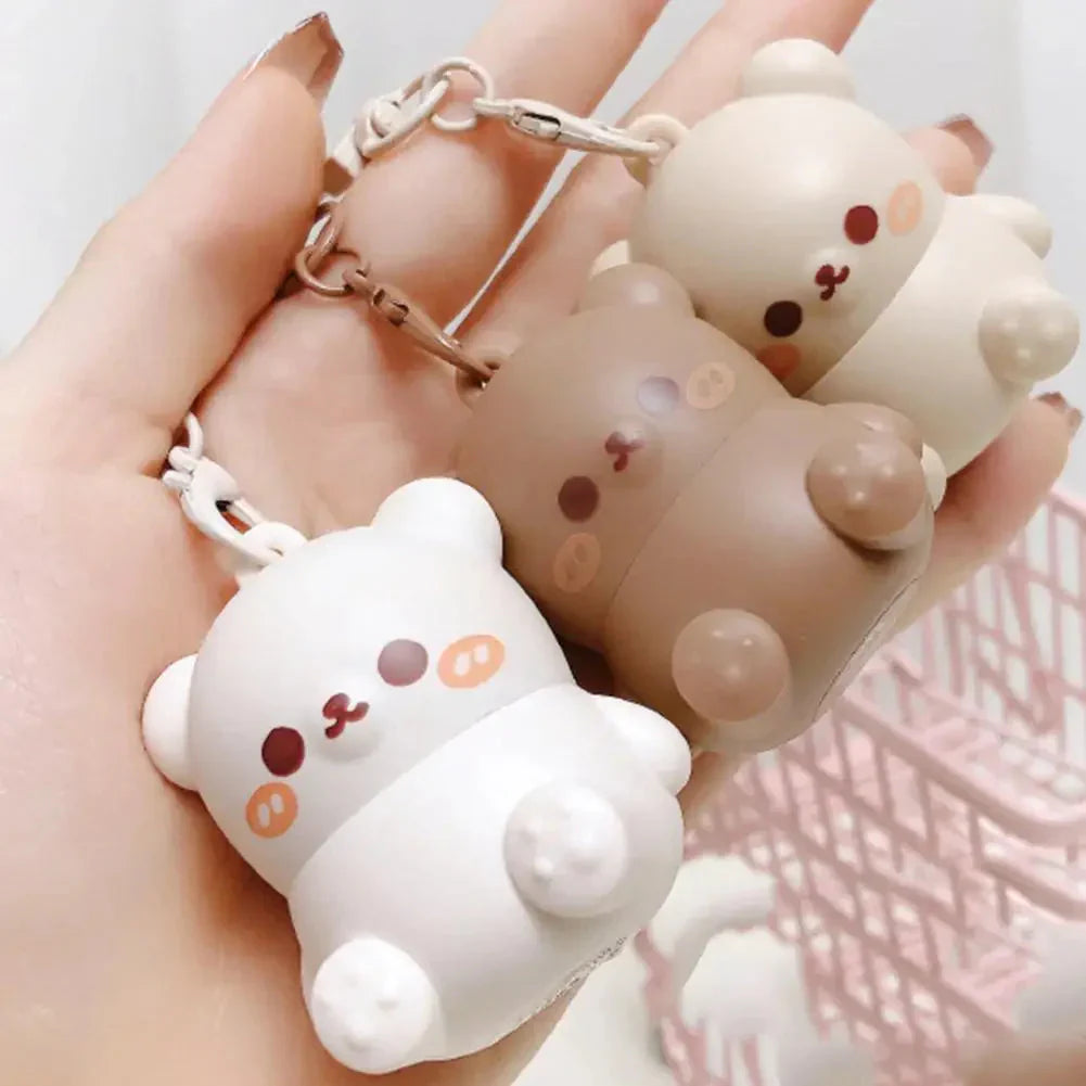 Baume à Lèvres en Stick Animal Kawaii Beige – Image 3