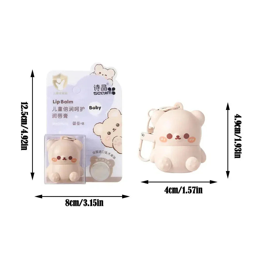 Baume à Lèvres en Stick Animal Kawaii Beige – Image 21