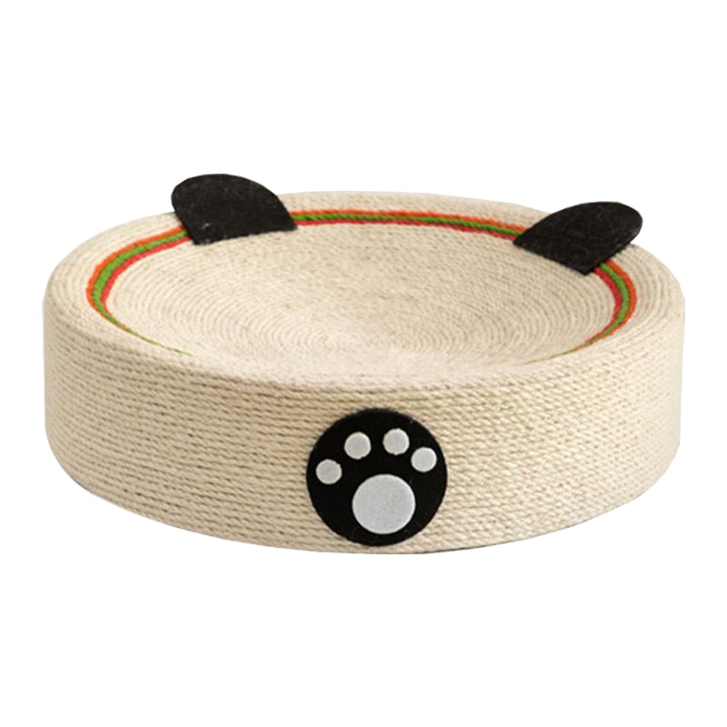 Coussin Griffoir Rond pour Chat Motif Panda Arc-en-Ciel – Image 13