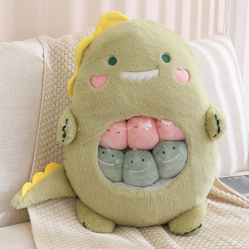 Lot de 6 peluches Koala, lapin, panda et Dino Pudding - Câlin Kawaii