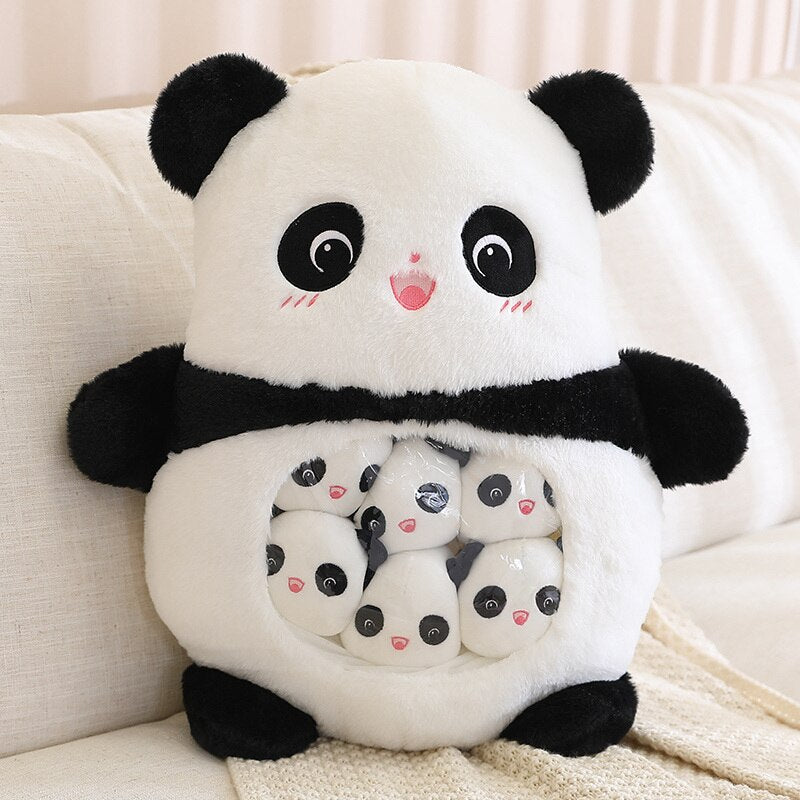 Lot de 6 peluches Koala, lapin, panda et Dino Pudding - Câlin Kawaii