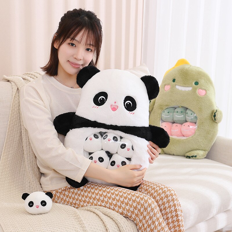 Peluche Koala Kawaii et ses Bébés Rose et Gris – Image 11