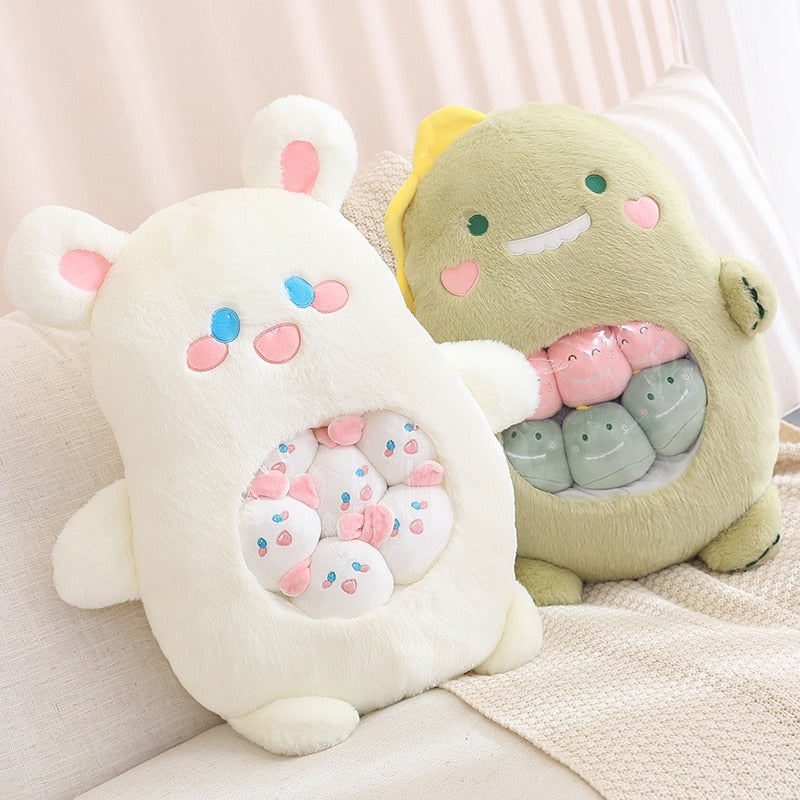 Peluche Koala Kawaii et ses Bébés Rose et Gris – Image 18