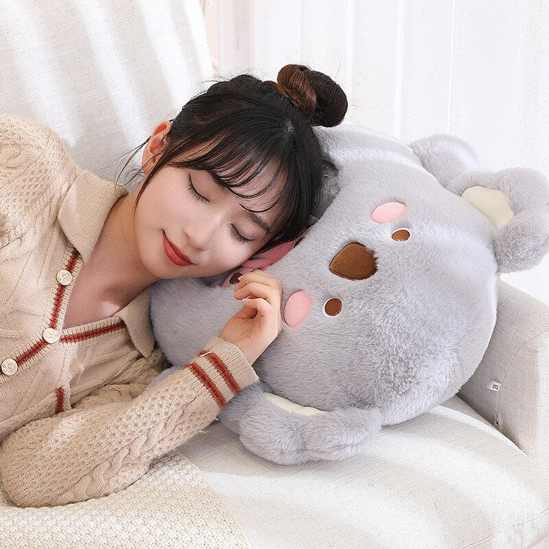 Peluche Koala Kawaii et ses Bébés Rose et Gris – Image 24
