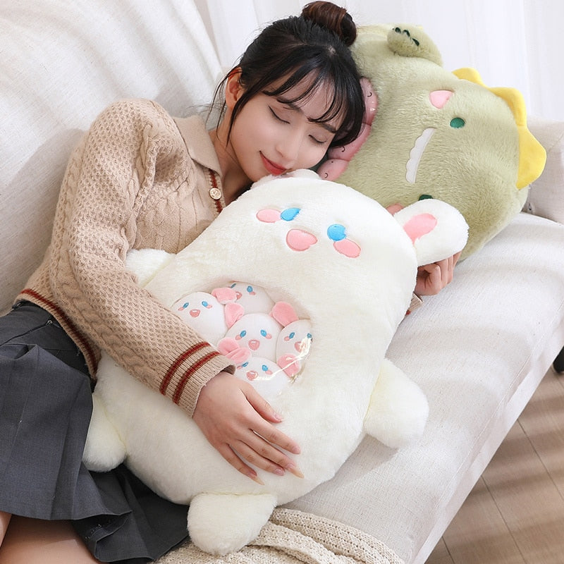 Peluche Koala Kawaii et ses Bébés Rose et Gris – Image 28