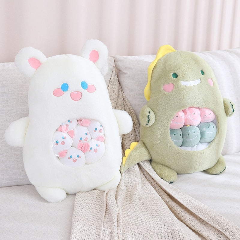 Peluche Koala Kawaii et ses Bébés Rose et Gris – Image 32