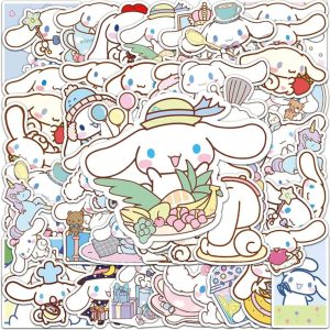 Lot de 20 Stickers Cinnamoroll Adorables