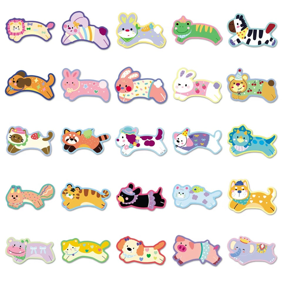 Stickers Animaux Colorés Lot de 20 – Image 4