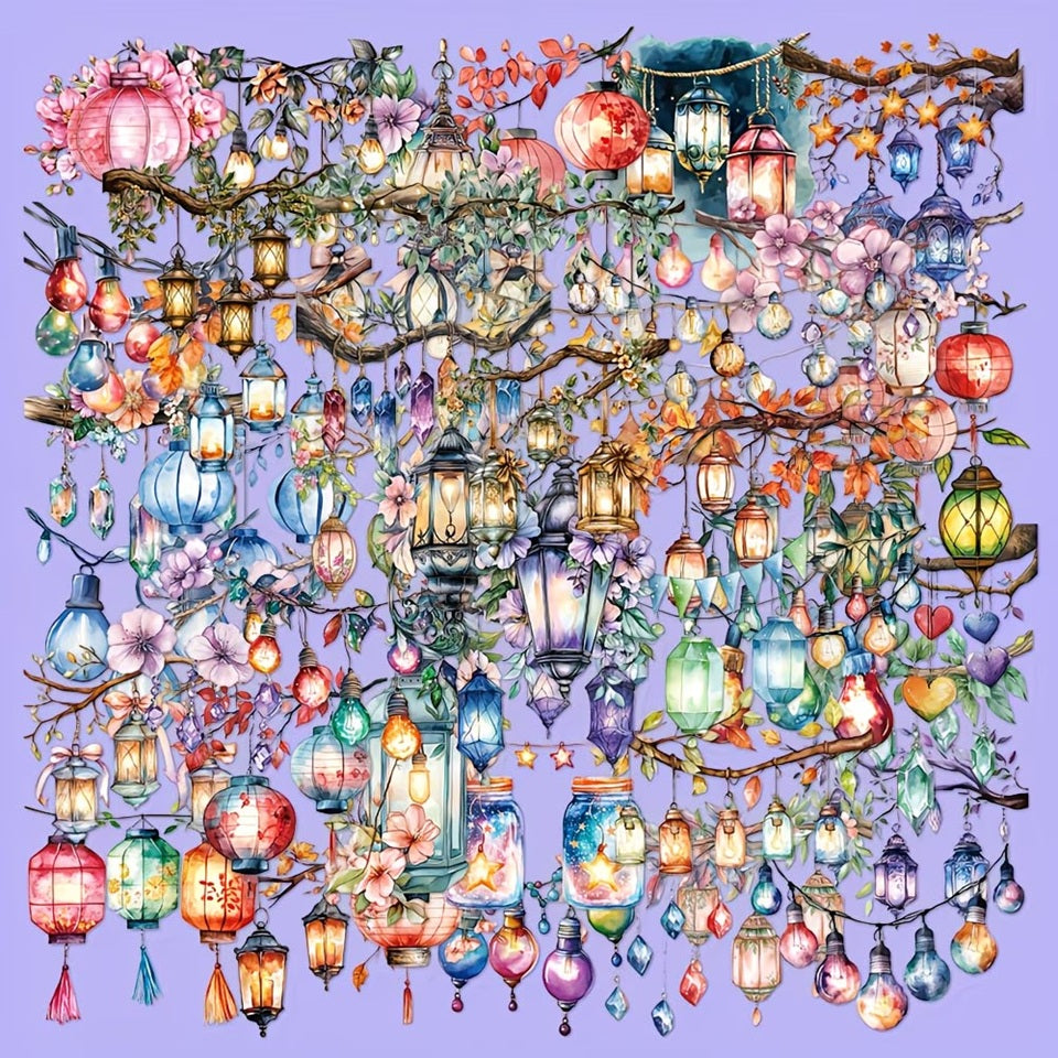 Lot de 20 Stickers Lanternes Décoratives – Image 5