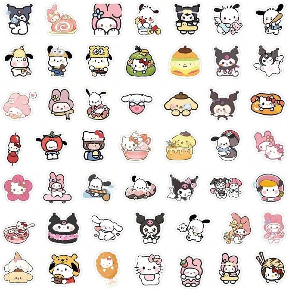 Lot de 20 Stickers Sanrio Colorés – Image 2