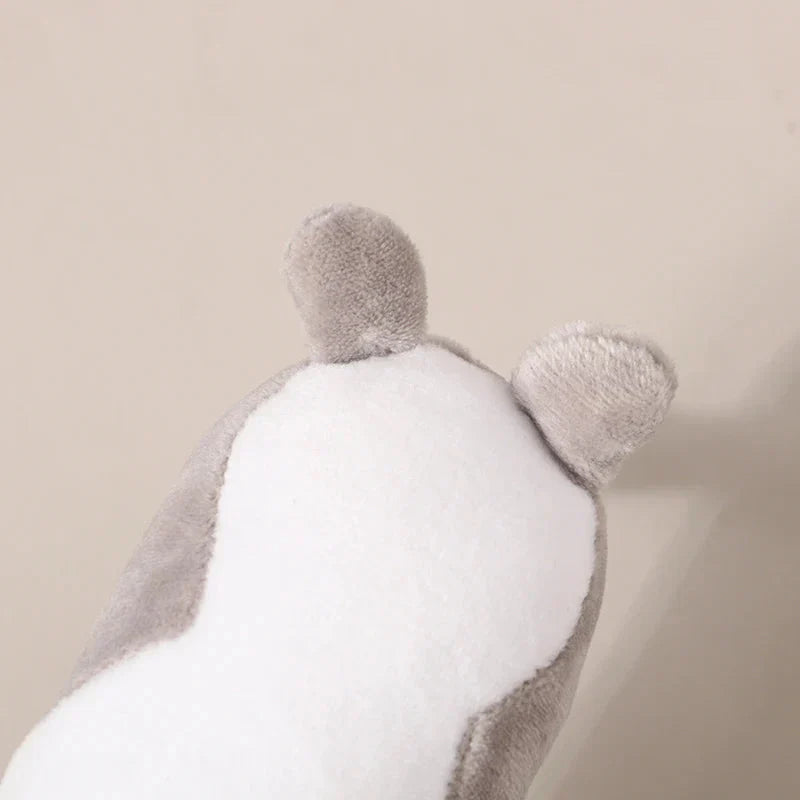 Trousse en Peluche Longue Chat Rose et Blanche – Image 13
