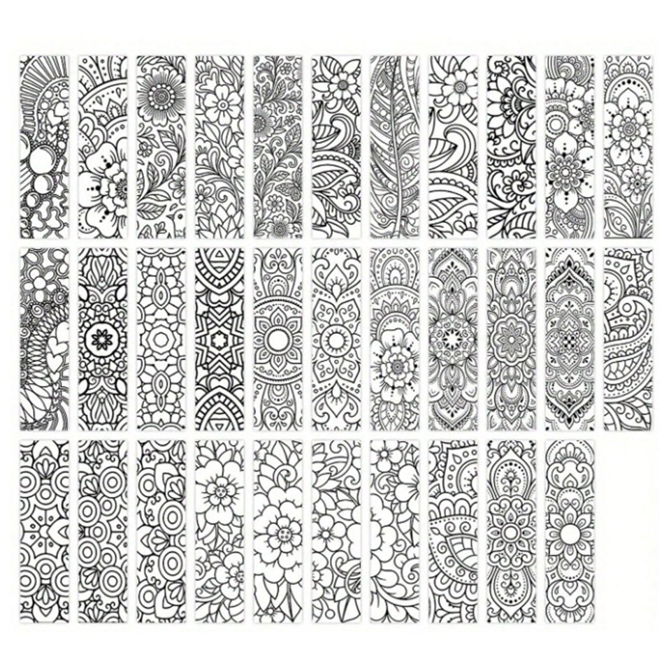 Marque-page Mandala à Colorier – Image 3