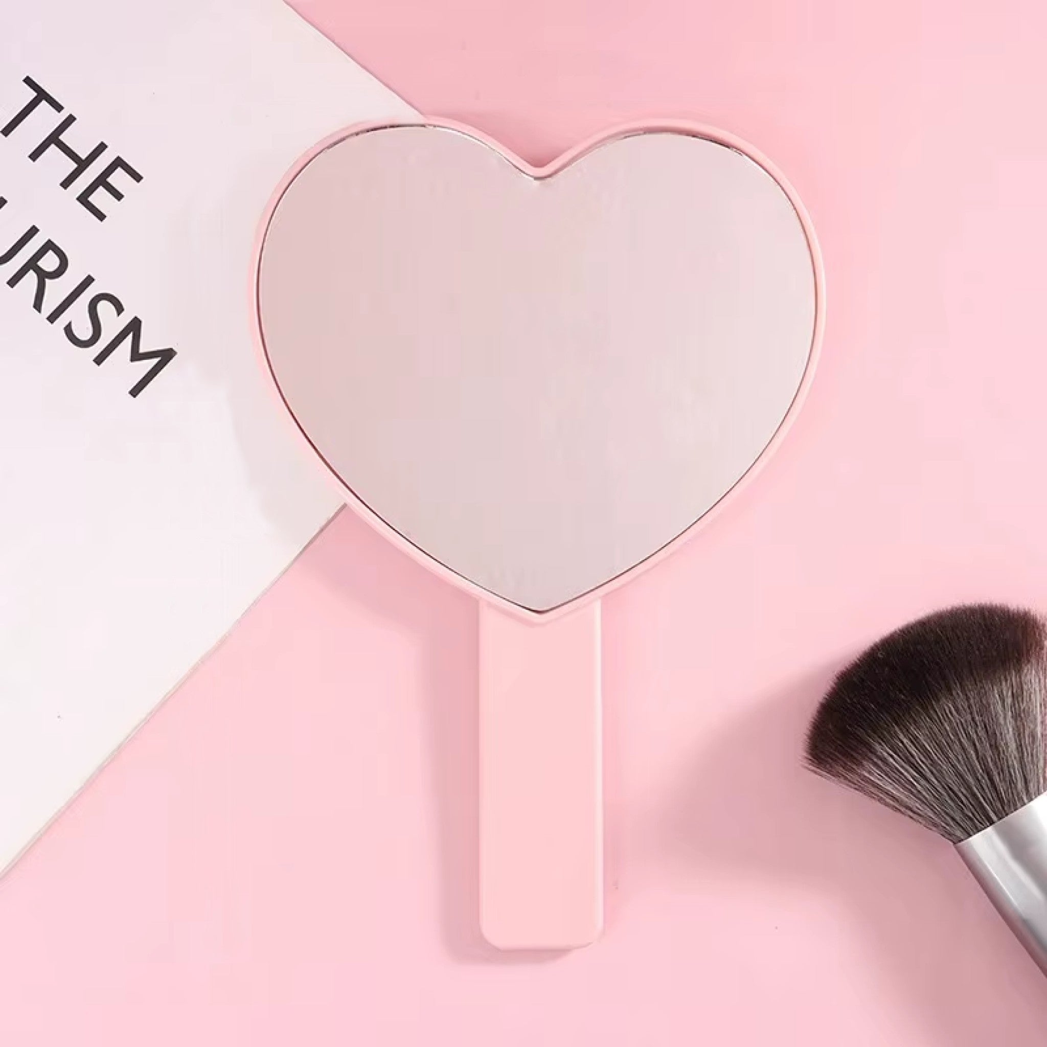 Miroir à Main en Forme de Cœur – Image 2