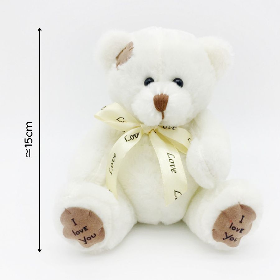 Ours en Peluche "I Love You" au Ruban Love – Image 12