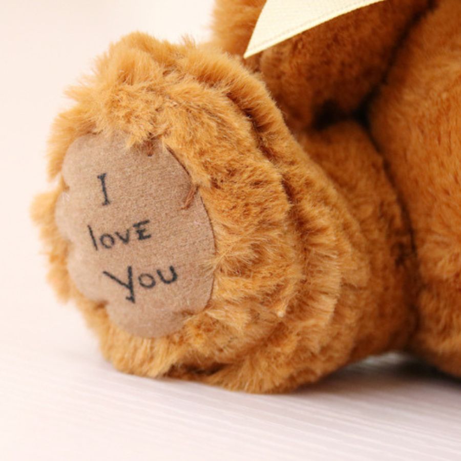 Ours en Peluche "I Love You" au Ruban Love – Image 8