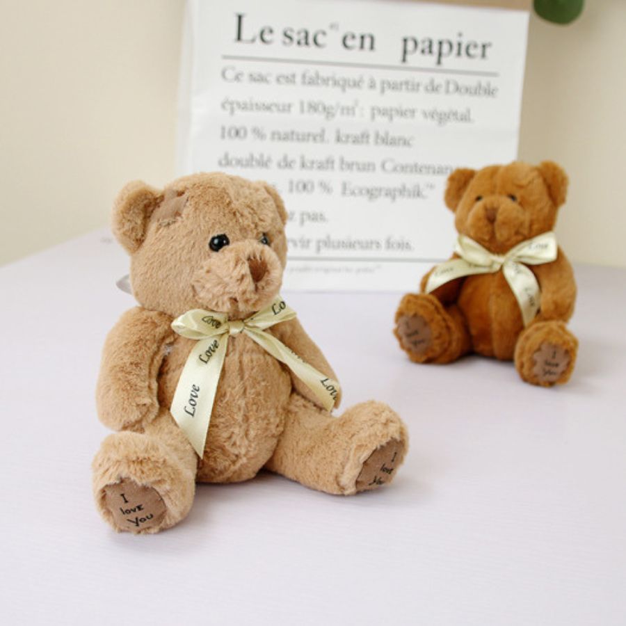 Ours en Peluche "I Love You" au Ruban Love – Image 6
