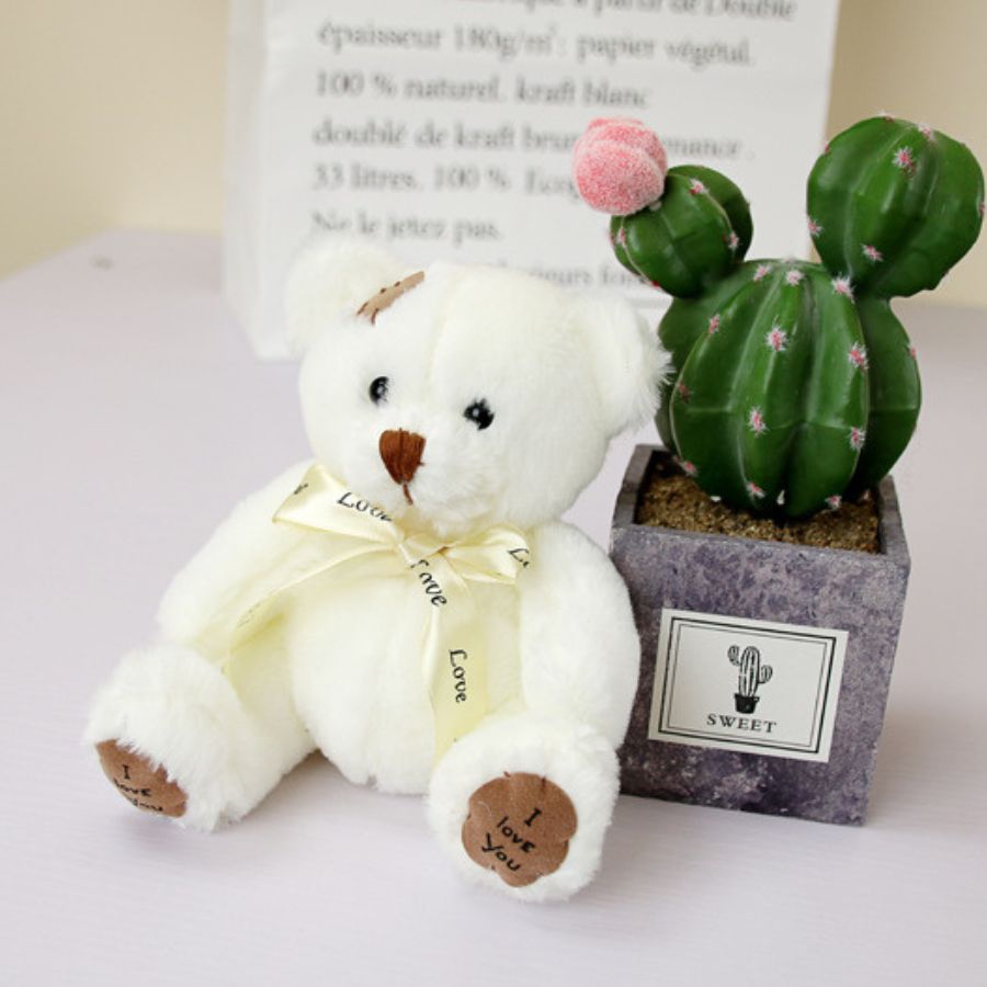 Ours en Peluche "I Love You" au Ruban Love – Image 7