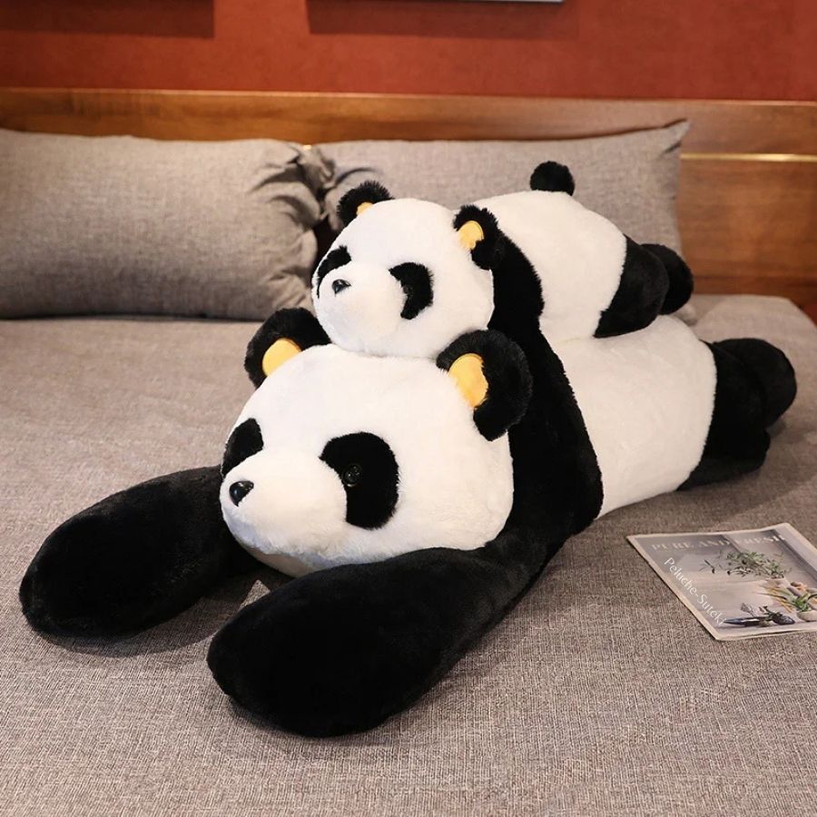 Oreiller de Corps Panda Géant Noir et Blanc – Image 4