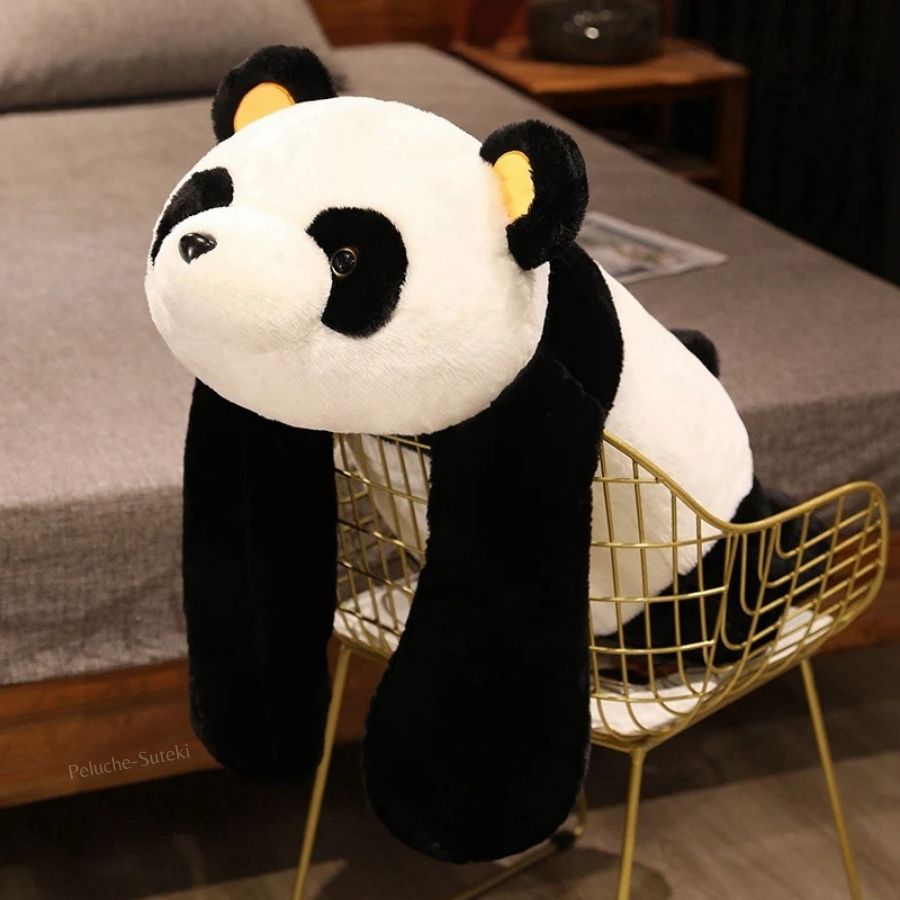 Oreiller de Corps Panda Géant Noir et Blanc – Image 2