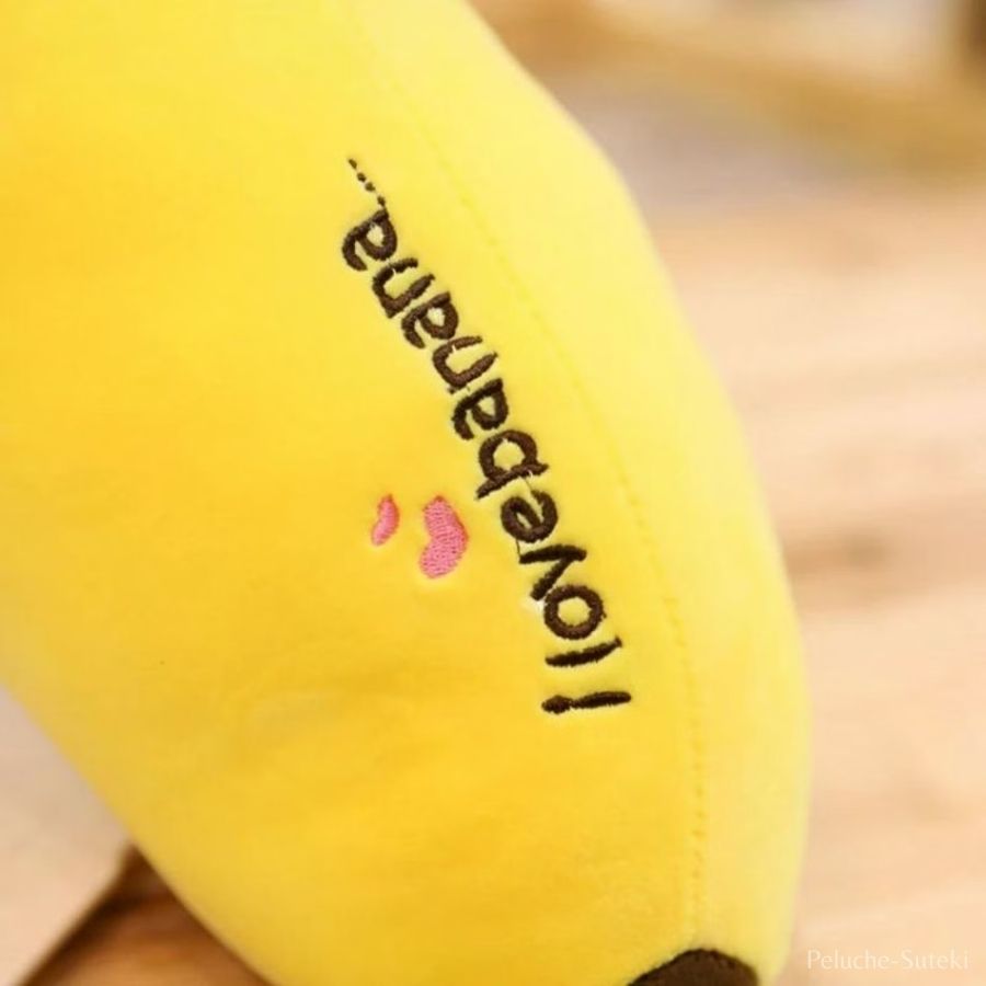 Peluche Banane Jaune à Visage Mignon – Image 4