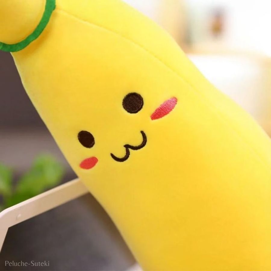Peluche Banane Jaune à Visage Mignon – Image 5