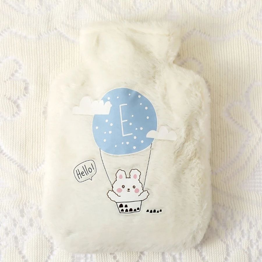 Bouillotte en Peluche Crème au Lapin en Montgolfière E – Image 7