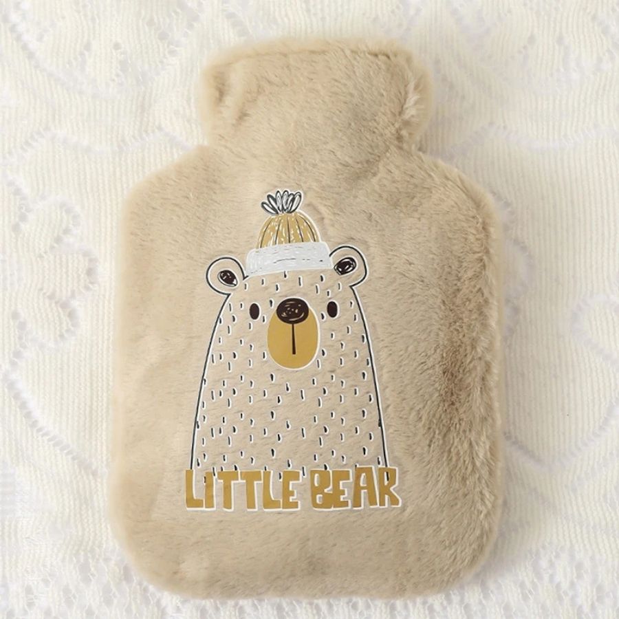Bouillotte en Peluche Ours Beige 'Little Bear' – Image 5