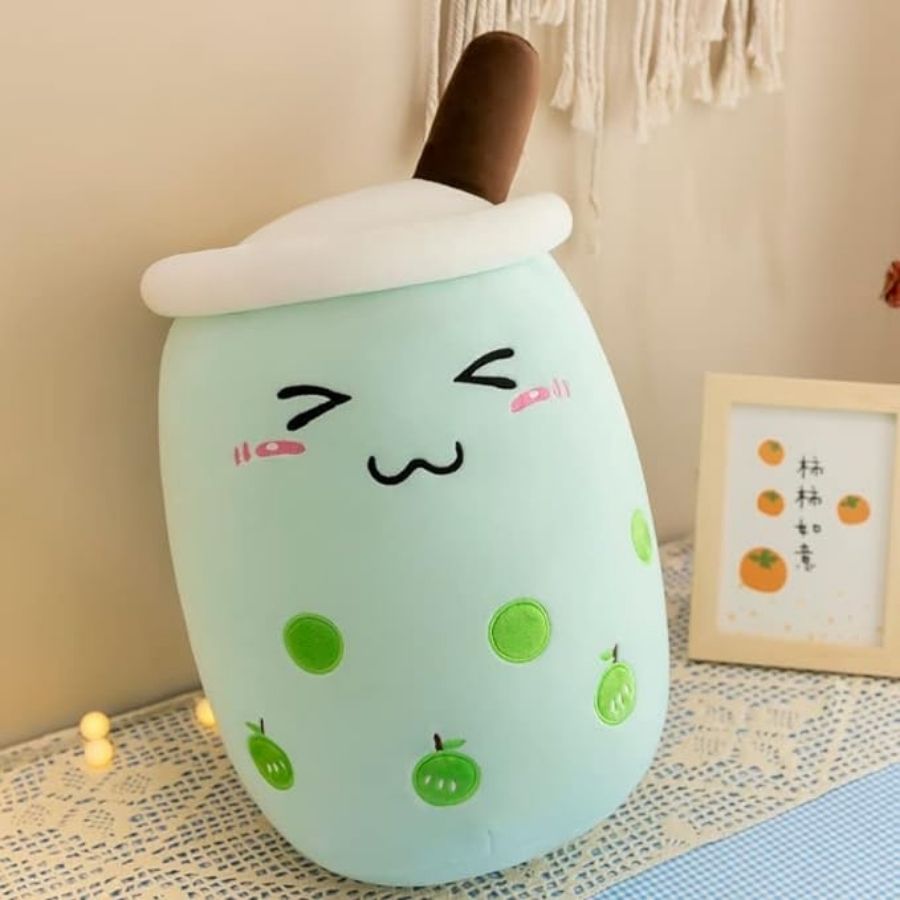 Peluche Kawaii Bubble Tea Jaune à Ananas – Image 10