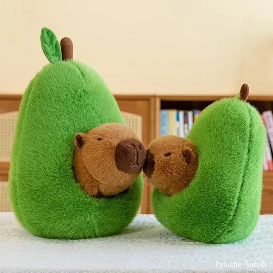 Peluche Avocat Vert et son Capybara Caché – Image 10