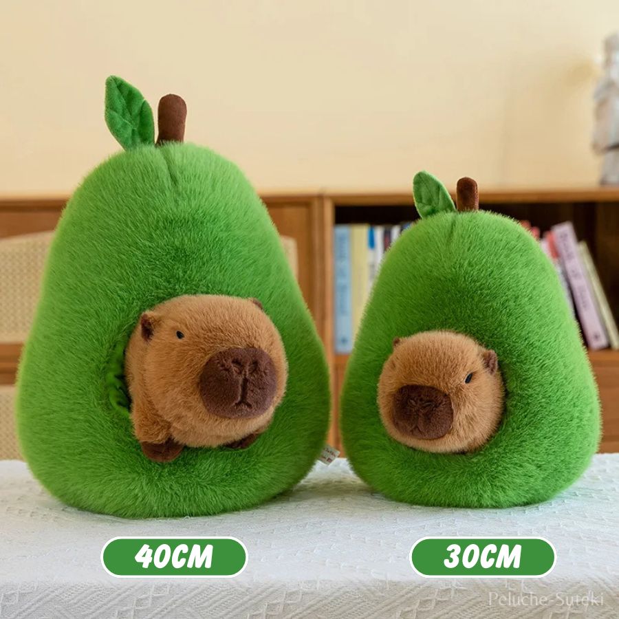 Peluche Avocat Vert et son Capybara Caché – Image 11