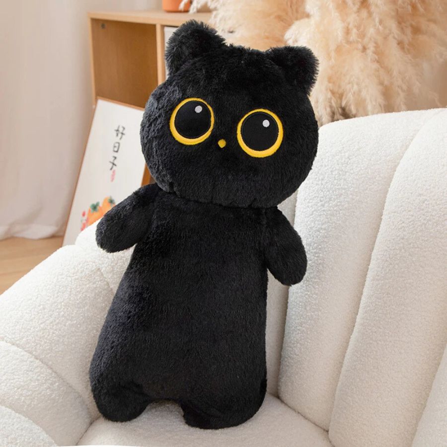 chat-peluche-japonaise-kawaii-noir