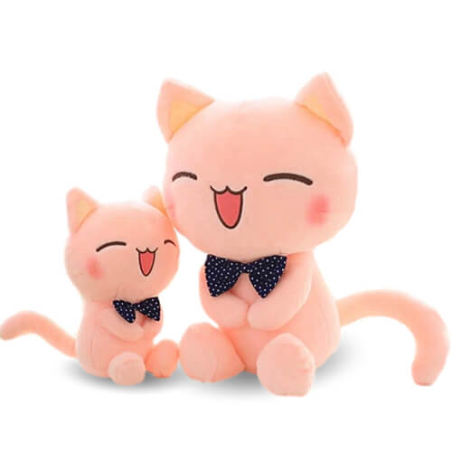 Peluche Chat Rose Soft – Image 5