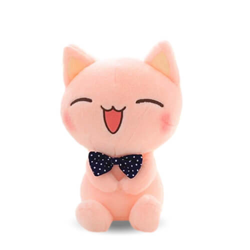 Peluche Chat Rose Soft – Image 2