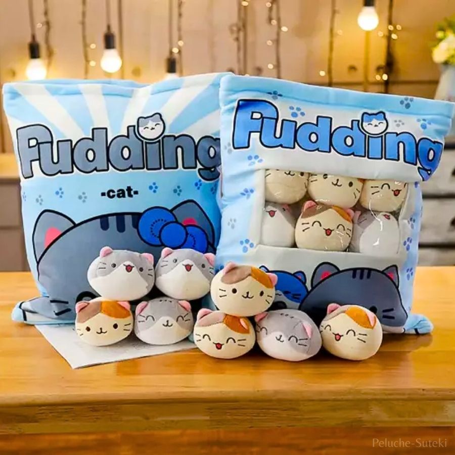 Peluche Sac de Chatons Pudding Doux – Image 2