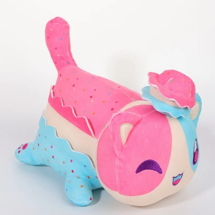 Peluche de Chat Kawaii Macaron Multicolore – Image 3