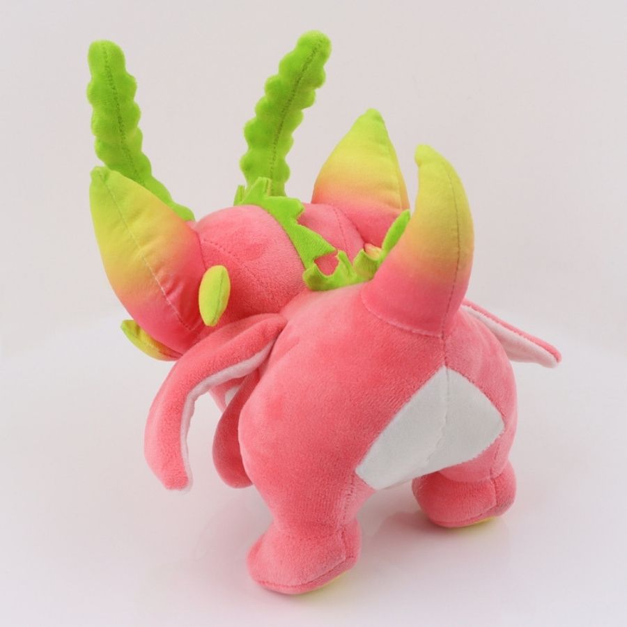 Peluche Rose Pitaya aux Cornes Vertes – Image 7