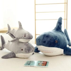 Peluche Requin Bleue Marine Douce et Amusante