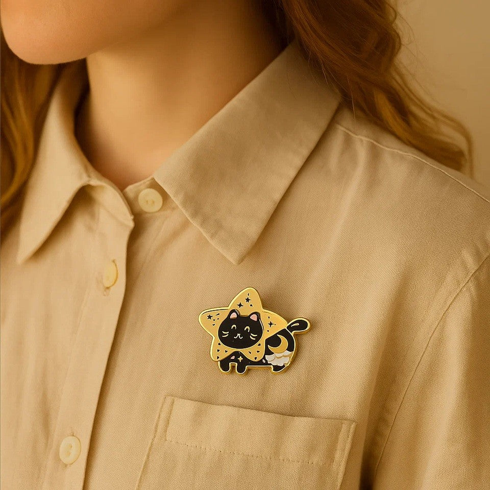 Pin's Chat Étoilé – Image 3