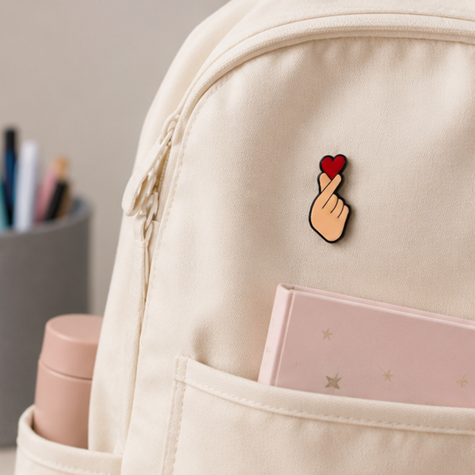 Pin's Cœur en Doigt – Image 4