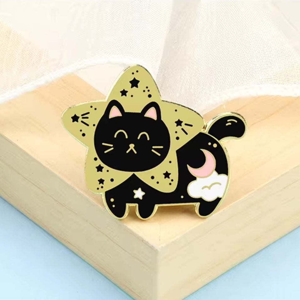 Pin's Chat Étoilé