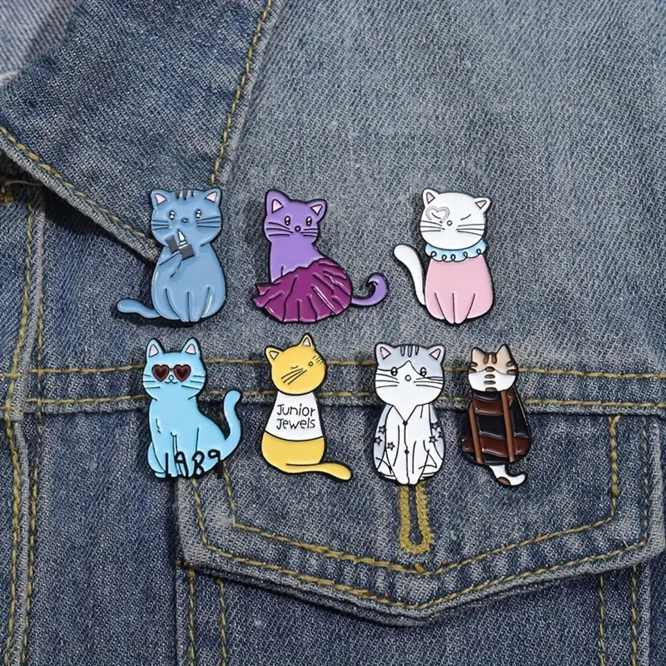 Pin's Chat Coloré Brillant – Image 5