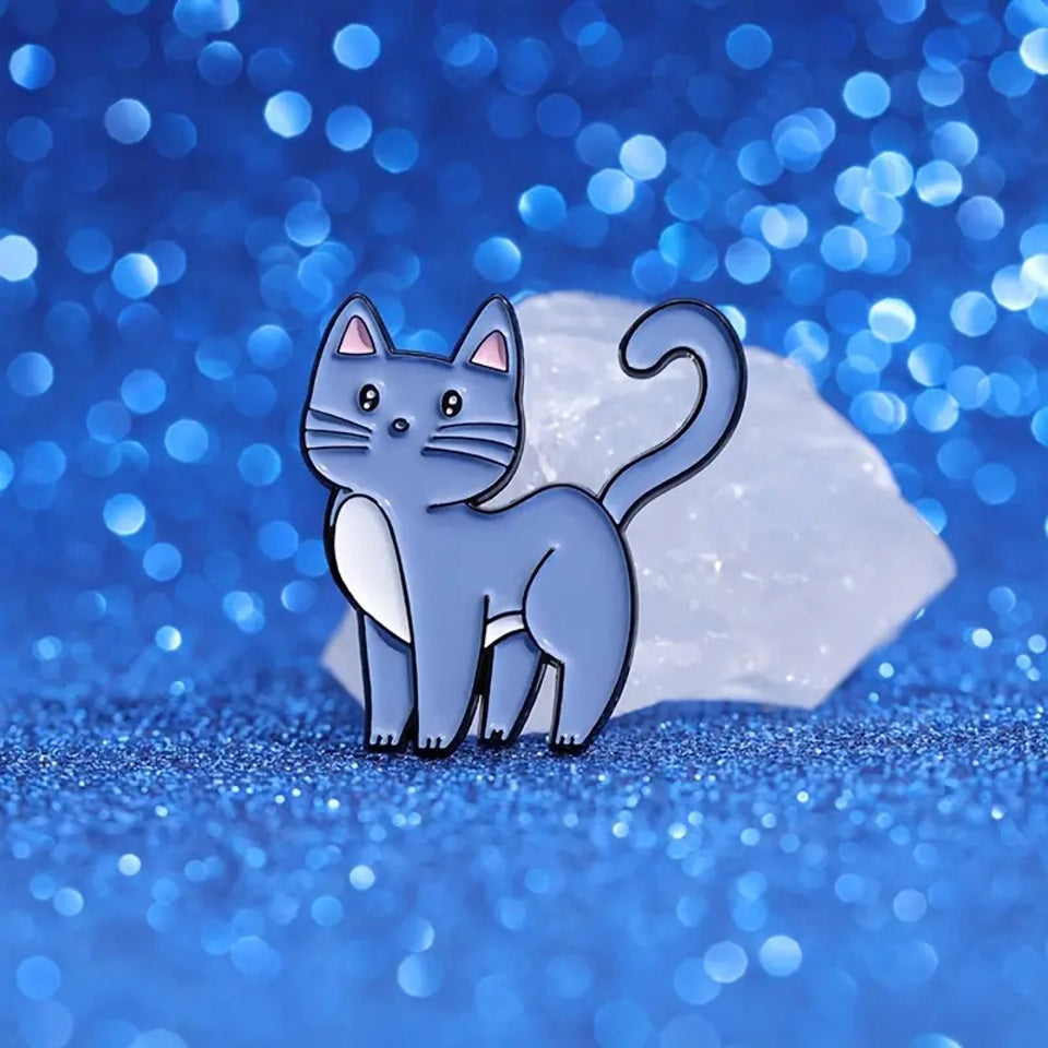 Pin's Chat Coloré Brillant – Image 2
