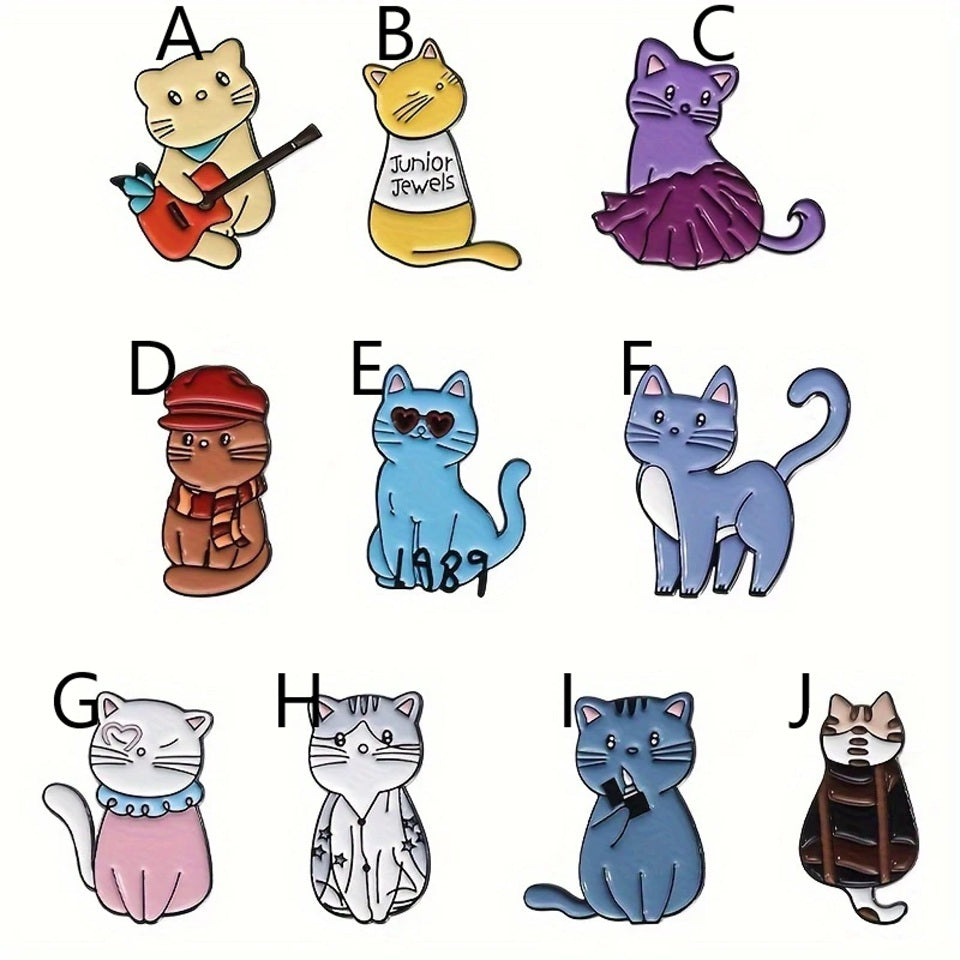 Pin's Chat Coloré Brillant – Image 4