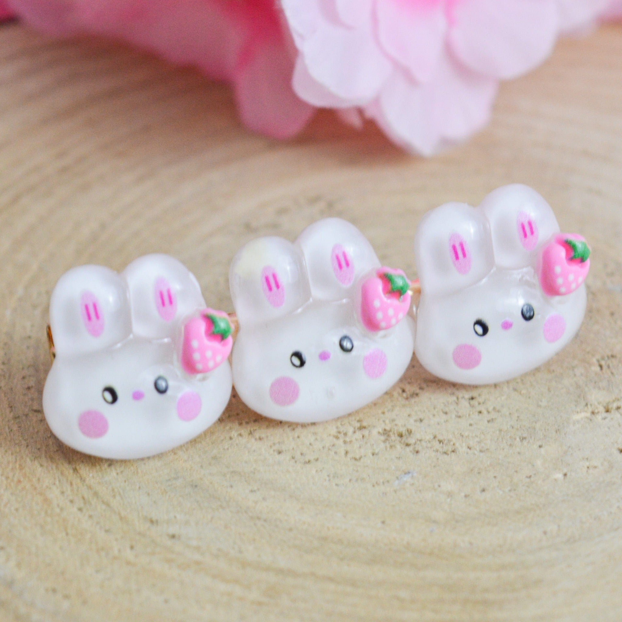Pince à Cheveux Motif Lapins – Image 3